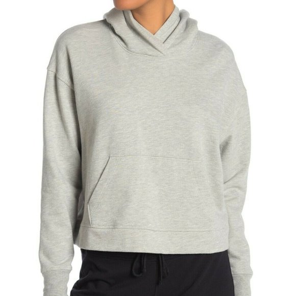 James Perse Tops - James Perse Relaxed Cropped Hoodie NEW R1138